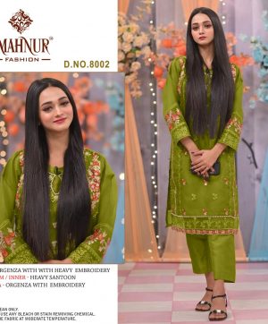 MAHNUR FASHION 8002 PAKISTANI SUITS IN INDIA