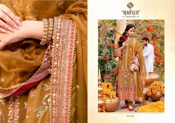 MAHNUR FASHION M 1003 VOL 1 PAKISTANI SUITS IN INDIA