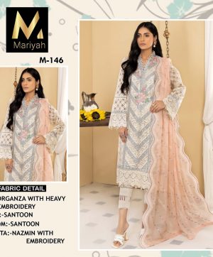 MARIYAH DESIGNER M 146 PAKISTANI SUITS IN INDIA