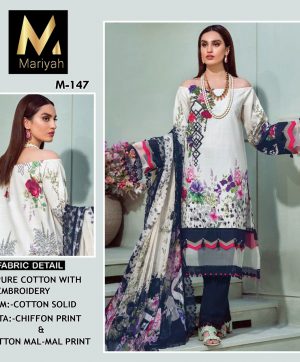 MARIYAH DESIGNER M 147 PAKISTANI SUITS MANUFACTURER