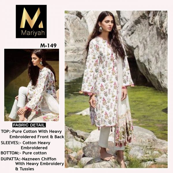 MARIYAH DESIGNER M 149 PAKISTANI SUITS IN INDIA