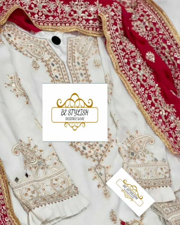 MEHBOOB TEX LIGHT CREAM PAKISTANI SUITS MANUFACTURER