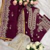 MEHBOOB TEX MAROON PAKISTAIN SUITS MANUFACTURER