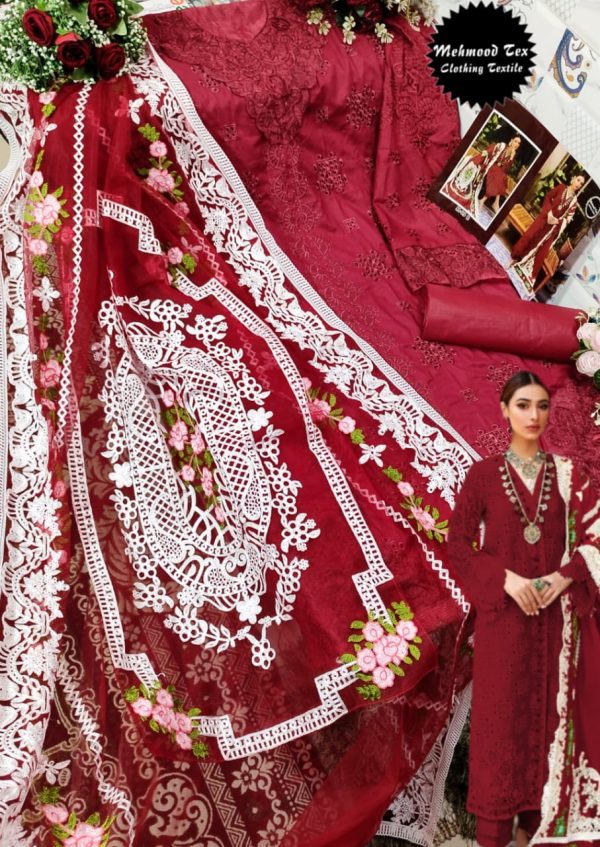 MEHMOOD TEX M 09 B PAKISTANI SUITS MANUFACTURER