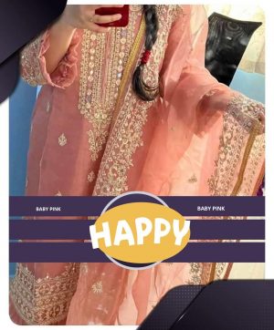 PEHNAVA BABY PINK PAKISTANI SUITS MANUFACTURER