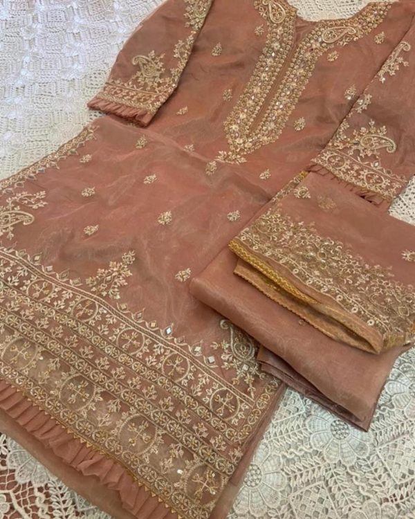 PEHNAVA BABY PINK PAKISTANI SUITS MANUFACTURER