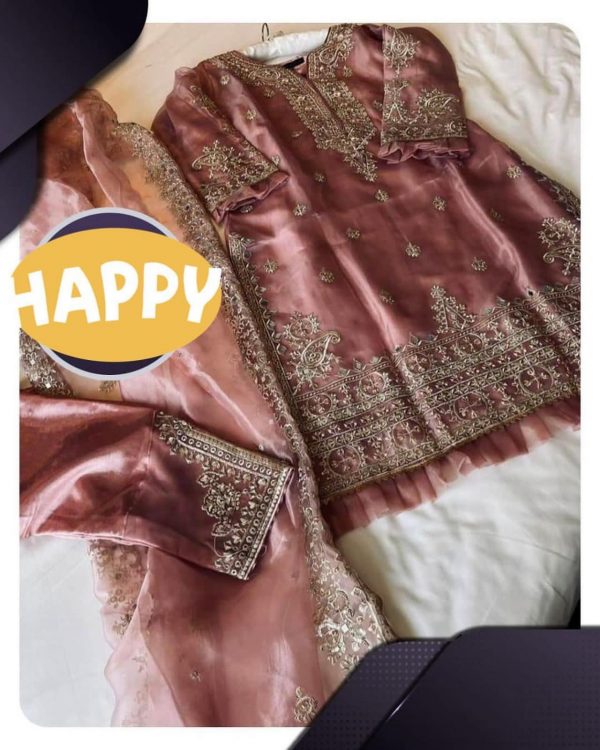 PEHNAVA BABY PINK PAKISTANI SUITS MANUFACTURER