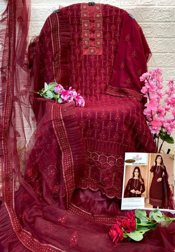 RAMSHA FASHION R QALAMKAR C PAKISTANI SUITS IN INDIA