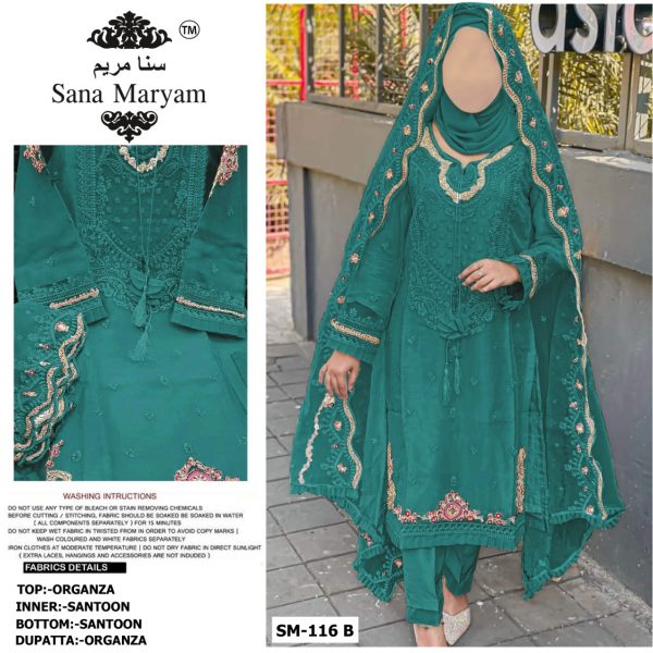 SANA MARYAM SM 116 B PAKISTANI SUITS IN INDIA