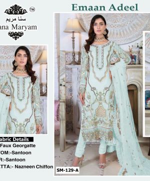 SANA MARYAM SM 129 A PAKISTANI SUITS IN INDIA