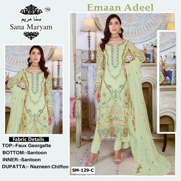 SANA MARYAM SM 129 C PAKISTANI SUITS IN INDIA