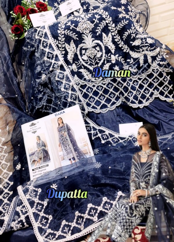 SANA MARYAM SM 131 DARA PAKISTANI SUITS IN INDIA