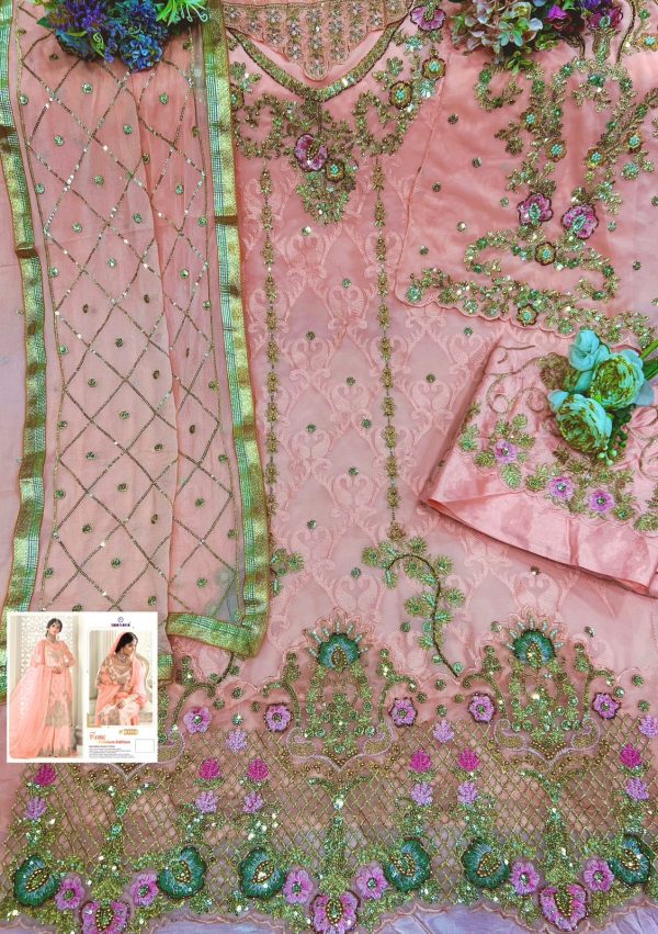 SHANAYA FASHION S 111 B ROSE PREMIUM PAKISTANI SUITS