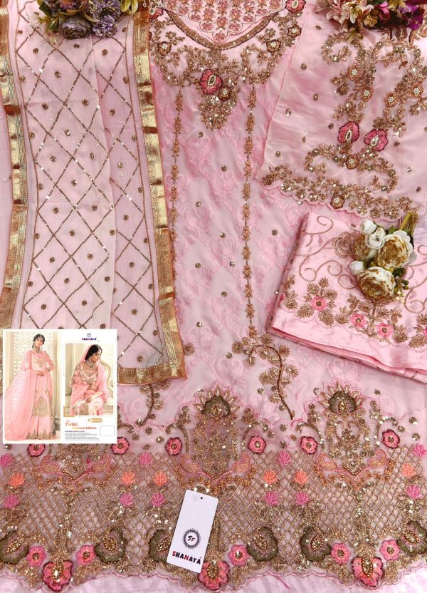 SHANAYA FASHION S 111 D ROSE PREMIUM PAKISTANI SUITS