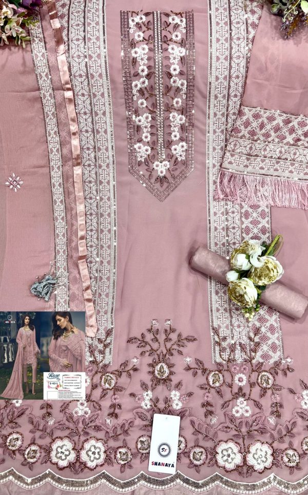 SHANAYA FASHION S 43 L ROSE PAKISTANI SUITS IN INDIA