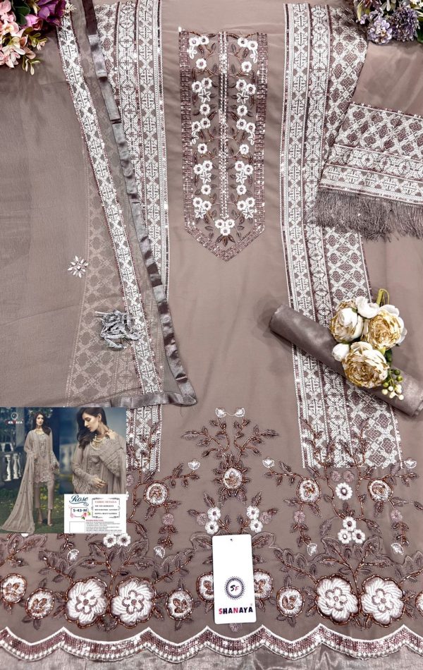 SHANAYA FASHION S 43 M ROSE PAKISTANI SUITS IN INDIA