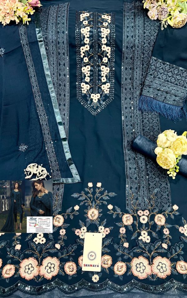 SHANAYA FASHION S 43 N ROSE PAKISTANI SUITS IN INDIA