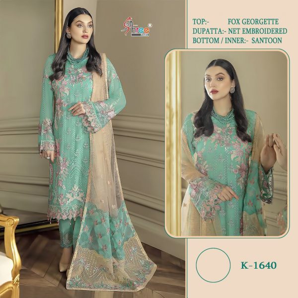 SHREE FABS K 1640 RAMSHA HIT PAKISTANI SUITS IN INDIA