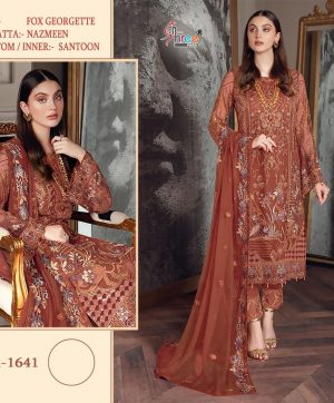 SHREE FABS K 1641 RAMSHA HIT PAKISTANI SUITS IN INDIA