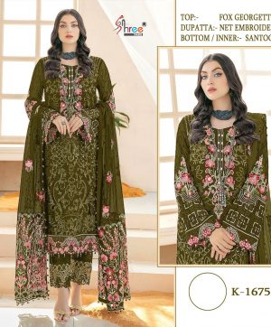 SHREE FABS K 1675 B PAKISTANI SUITS IN INDIA