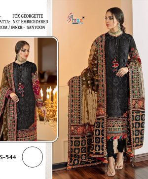 SHREE FABS S 544 PAKISTANI SUITS MANUFACTURER