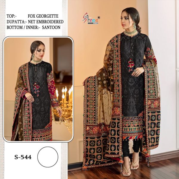 SHREE FABS S 544 PAKISTANI SUITS MANUFACTURER