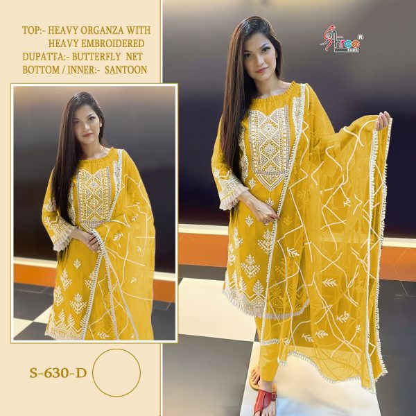 SHREE FABS S 630 D PAKISTANI SUITS MANUFACTURER