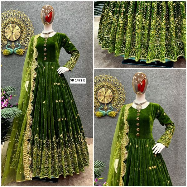 SHREE HARI SR 1472 E READYMADE GOWN MANUFACTURER