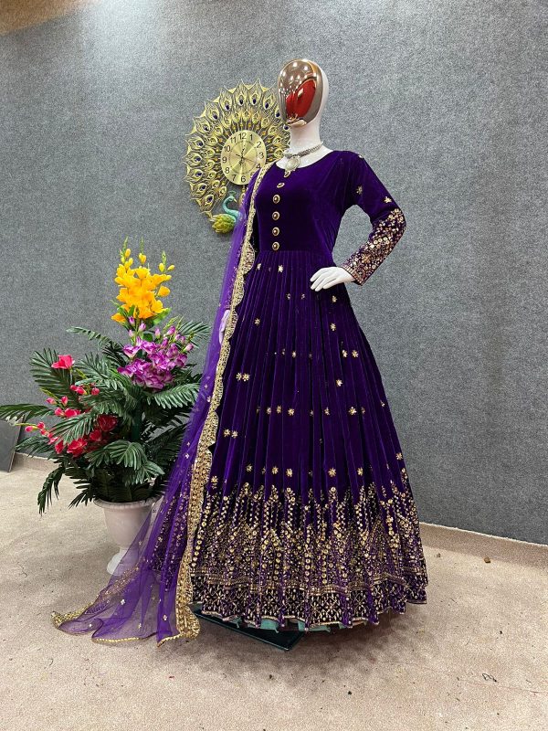 SHREE HARI SR 1472 F READYMADE GOWN MANUFACTURER