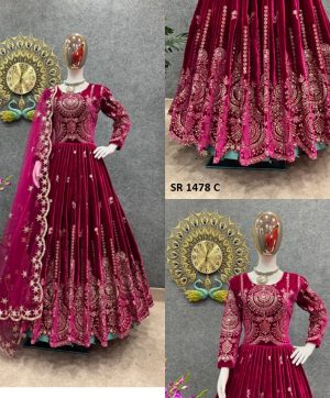 SHREE HARI SR 1478 C READYMADE GOWN MANUFACTURER