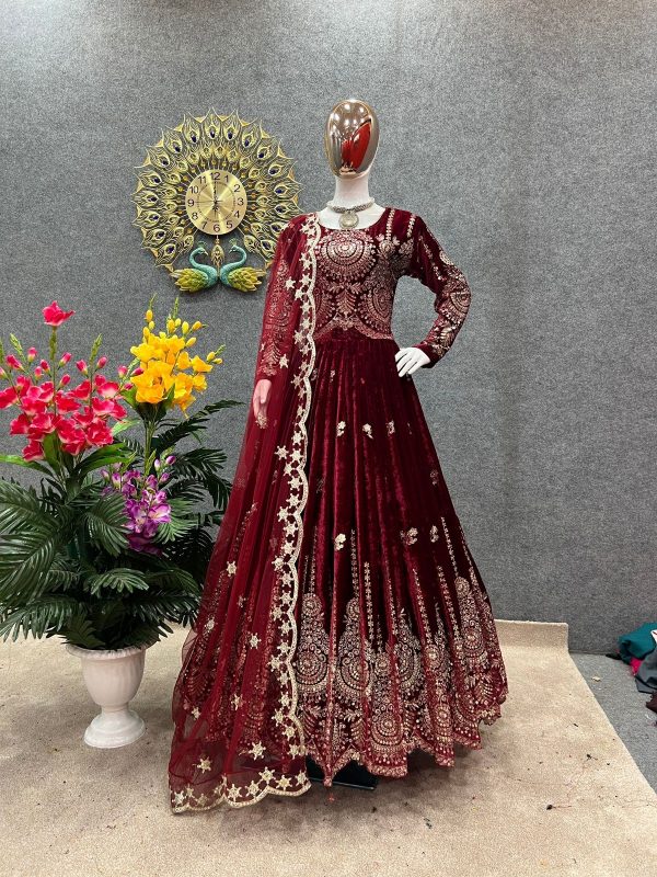 SHREE HARI SR 1478 D READYMADE GOWN MANUFACTURER