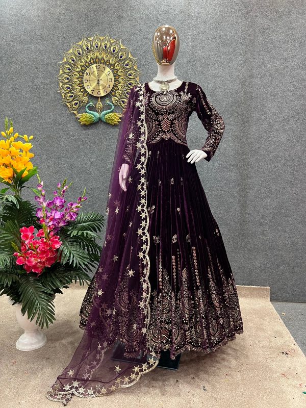 SHREE HARI SR 1478 F READYMADE GOWN MANUFACTURER