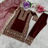 SHREE HARI SR 1483 READYMADE VELVET SUITS MANUFACTURER