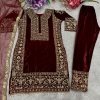 SHREE HARI SR 1483 READYMADE VELVET SUITS MANUFACTURER