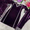 WINE VELVET SALWAR KAMEEZ WHOLESALER