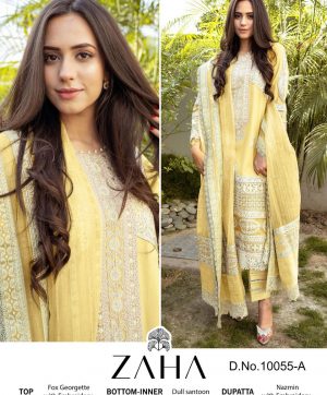 ZAHA 10055 A MALIKA VOL 2 PAKISTANI SUITS IN INDIA