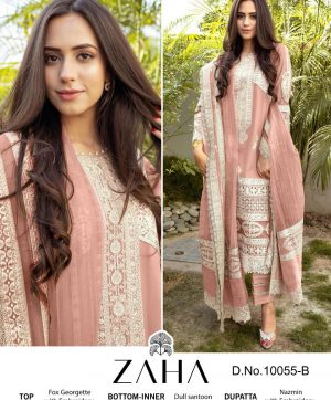 ZAHA 10055 B MALIKA VOL 2 PAKISTANI SUITS IN INDIA