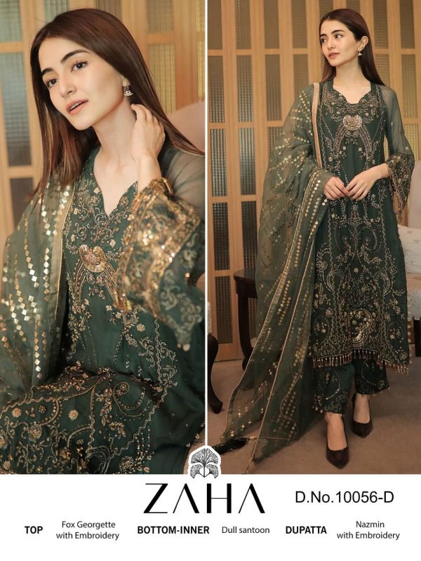 ZAHA 10056 D MALIKA PAKISTANI SUITS IN INDIA