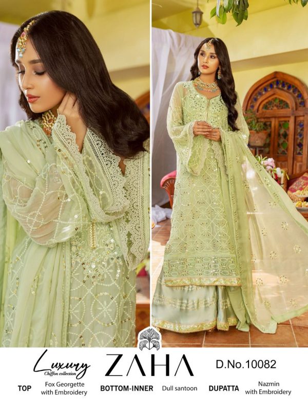 ZAHA 10082 NAUSHAD IMDAD PAKISTANI SUITS IN INDIA