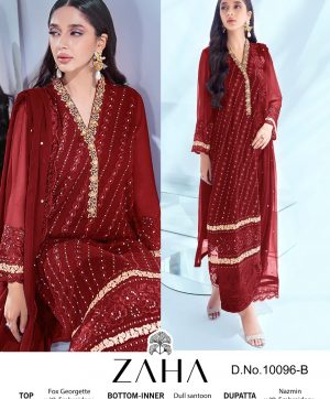 ZAHA 10096 B PAKISTANI SUITS MANUFACTURER