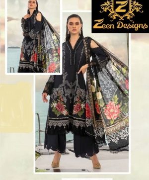 ZEEN DESIGNS ZD 102 M PRINT VOL 1 PAKISTANI SUITS