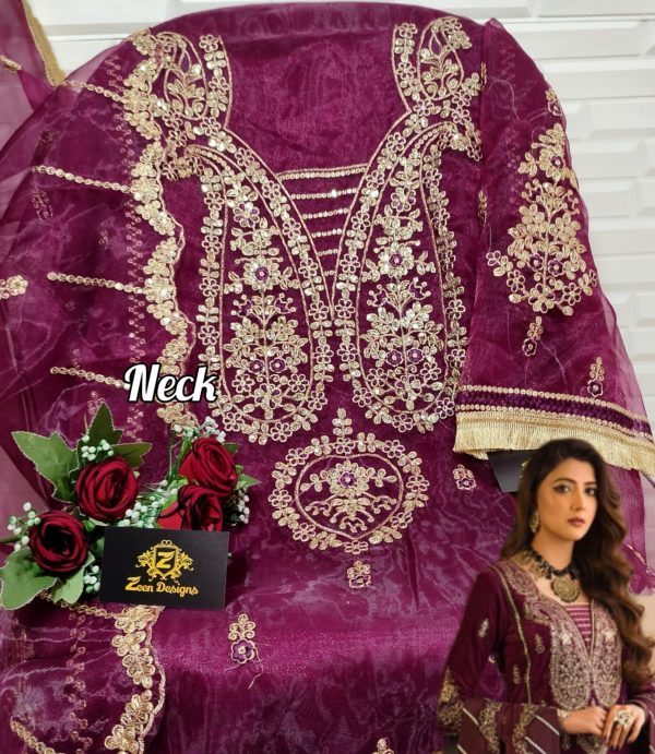 ZEEN DESIGNS ZD 114 AALIYA PAKISTANI SUITS MANUFACTURER