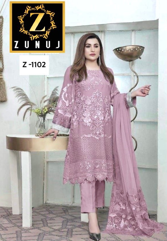 ZUNUJ DESIGNS Z 1102 PAKISTANI SUITS IN INDIA