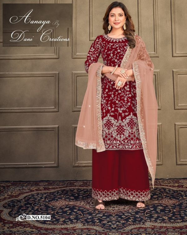 AANAYA 5104 VOL 151 PAKISTANI SUITS BY DANI CREATIONS