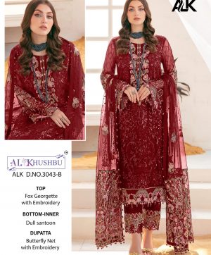 AL KHUSHBU ALK 3043 B PAKISTANI SUITS IN INDIA