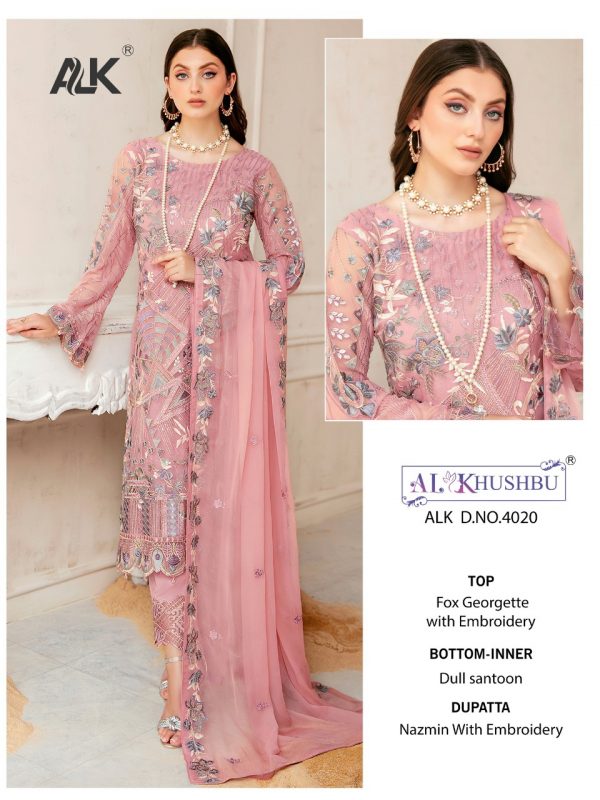 AL KHUSHBU ALK 4020 PAKISTANI SUITS MANUFACTURER