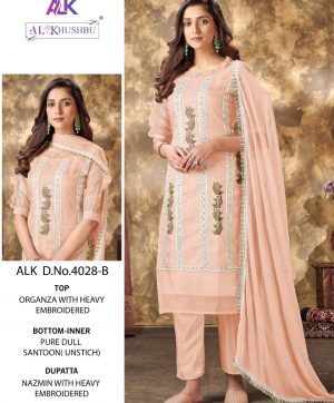 AL KHUSHBU ALK 4028 B SABEENA VOL 1 SUITS