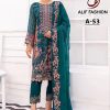 ALIF FASHION A 53 PAKISTANI SUITS IN INDIA