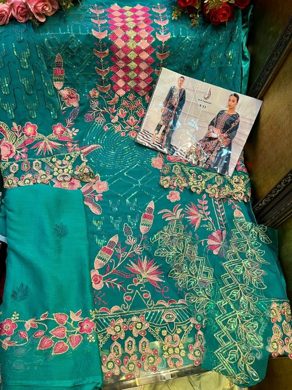 ALIF FASHION A 53 PAKISTANI SUITS IN INDIA