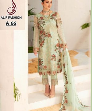 ALIF FASHION A 66 PAKISTANI SUITS MANUFACTURER